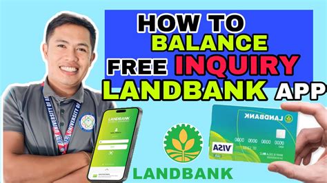 landbank balance inquiry app|HOW TO BALANCE INQUIRY ONLINE on LANDBANK .